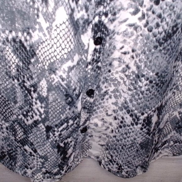 A.Byer Snake Print button down - Picture 5 of 7